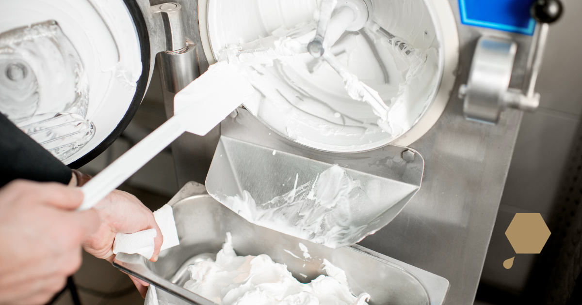 Máquina de helados para negocios gastronómicos